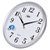 康巴丝时尚创意客厅钟表挂钟静音简约时钟C2246(银灰色)第2张高清大图