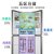 海尔（Haier）BCD-406WDGX 冰箱十字对开门四开门双变频风冷无霜家用干湿分储节能静音智能超薄大容量(布朗灰 406L)第3张高清大图