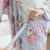 茵珠麗YinZhuli 春秋季长袖针织棉女士坐月子孕妇装 时尚卡通三件套月子服 家居服套装喂奶衣睡衣女6695(图色)第4张高清大图