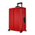 卓恩妮(Jooeenni) 高端复古怀旧皮拉手拉杆箱 耐磨抗压铝框旅行箱HY1610(红色red 铝框款24寸)第2张高清大图