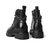 森达2021冬季新款商场同款复古金属链潮流女马丁靴4MG01DD1(黑色 34)第4张高清大图