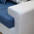 皇园(Huangyuan)沙发 布艺沙发组合可拆洗客厅简约现代大小户型家具(浅灰+水墨蓝 五件套送凳子地毯)第5张高清大图