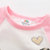 宝宝印花T恤春装新款女童童装儿童七分袖打底衫tx8201(90 粉兔气球)第2张高清大图
