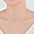 阿玛莎 18K玫瑰金套链时尚潮流女光珠项链情人节送女友礼物第4张高清大图
