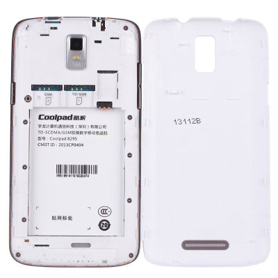 酷派8295 3G手机（白色）TD-SCDMA/GSM