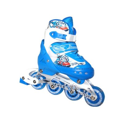 儿童轮滑鞋推荐：金峰GF-133A-2套装伸缩轮滑鞋（蓝色）