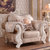 尼尔诗帝 欧式沙发组合大户型布艺沙发客厅123美式古典可拆洗沙发(图片色 双人位)第3张高清大图