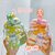 网红大肚杯可爱吸管太空杯子便携运动塑料水壶瓶水杯女夏季大容量(绿色大肚杯【1300ml】送吸管+杯带)第2张高清大图