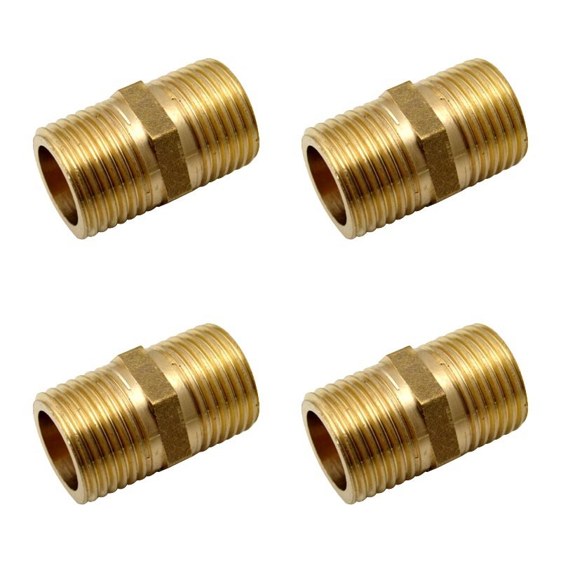 凯鹰黄铜管件4分接头内外丝堵头双外丝接头内外丝补芯直接bkbp37a款双