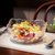 猫厨日式金边玻璃碗沙拉碗碗盘套装家用水果碗零食果盘碗碟餐具(中号透明送2只叉子)第2张高清大图