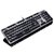 HP/惠普GK100 机械键盘青轴黑轴茶轴游戏吃鸡台式电脑笔记本有线网吧电竞外设发光104键无冲(银白（RGB版）青轴)第3张高清大图