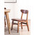 物槿 实木餐椅家用木头桌椅现代 YPH-02(原木色浅咖色布艺)第3张高清大图