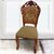 江曼美式实木餐椅皮椅酒店皮革椅子欧式雕花无扶手椅皮革软包椅子0.88m*0.50m*0.55m第3张高清大图