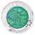 获奖币奥地利2014年绿色铌金属镶嵌彩色银币(12)生物进化论银铌币第5张高清大图