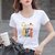 棉 inschina中国四神兽T恤女短袖时尚民族风体恤衫女(小标四神兽-白色 XL)第5张高清大图