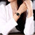 天梭(TISSOT)手表海浪系列瑞士石英女表 时尚潮流优雅女士腕表精钢表带(黑色)第4张高清大图