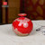 欧式花瓶摆件不含底座陶瓷开业商务工艺礼品不带底座(8cm红 结晶 天地方圆)第3张高清大图