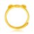 周大福珠宝首饰十二生肖猪足金黄金戒指计价F187617 工费68 约3.85g第2张高清大图