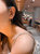 韩国气质显瘦螺旋扭曲耳环女潮网红圈圈简约时尚个性耳圈夸张耳饰(银色螺旋耳圈（电镀真金） 默认版本)第3张高清大图