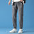 传奇保罗牛仔裤男夏季薄款2021年新款裤子潮流牌直筒宽松男士休闲长裤（M-4XL）812306(黑色 L)第2张高清大图