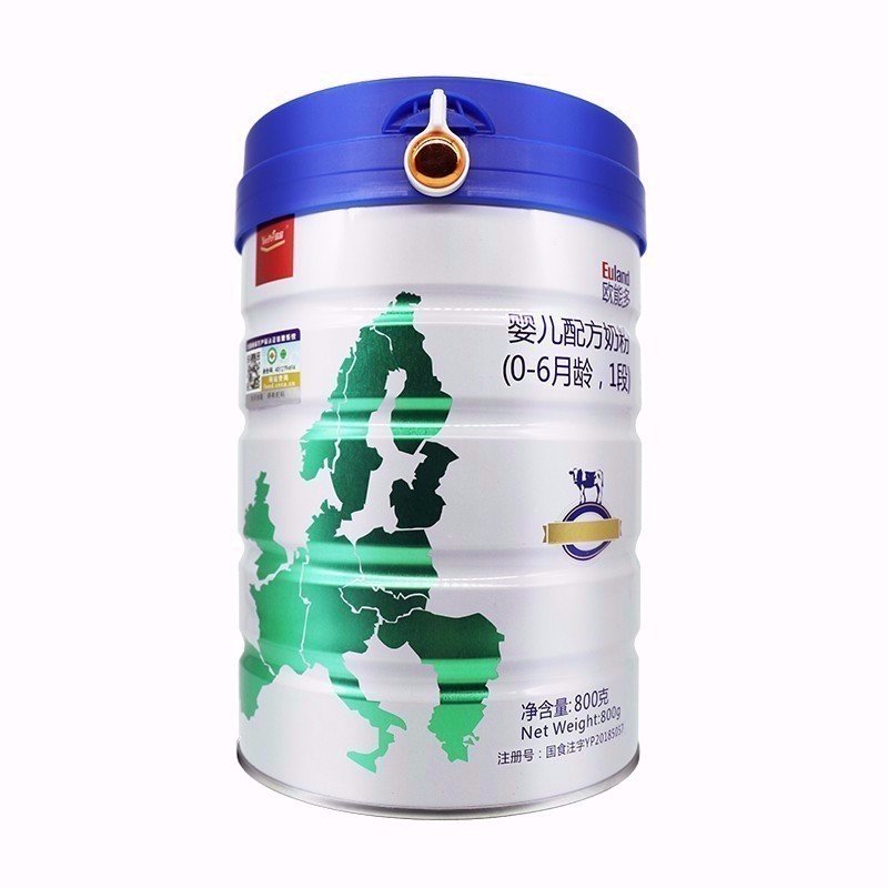 宜品欧能多有机1段800g6罐婴儿配方奶粉