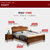永岩钢木 现代简约1.8*2米实木框架床 YY-0098(买方指定颜色 默认)第4张高清大图
