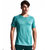 美国HOTSUIT运动短袖t恤男圆领户外跑步健身透气修身运动上衣5694004(水鸭绿 XL)第3张高清大图