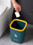 北欧垃圾桶方形家用客厅创意可爱办公室卧室厨房圾级桶简约纸篓筒(橙黄色小鹿(12L送垃圾袋1卷) 默认)第3张高清大图