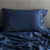 南极人60支长绒棉素色四件套纯棉被套床单床上用品四件套 孔雀蓝(孔雀蓝)第5张高清大图