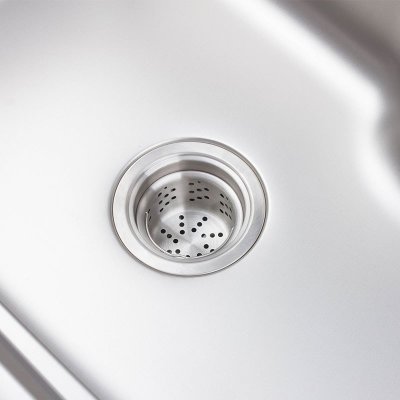 箭牌(ARROW) 厨房304不锈钢水槽 一体成型加厚拉丝 洗菜盆洗碗池水槽(先锋款单槽 默认)
