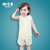 傲贝美宝宝睡衣婴儿纯棉套装男女童空调服 薄款儿童内衣套装9074(绿色 100)第5张高清大图
