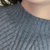 VEGININA 半高领纯色毛衣修身显瘦中长款包臀针织打底连衣裙 D6072(黑色 XL)第4张高清大图