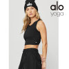 alo yoga官网正品代购美背瑜伽运动健身无袖上衣背心式两穿罩衫(姜黄色 XS)
