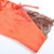 喜芬妮春秋款丝质长袖性感蕾丝花边女式睡衣家居服二件套(1511棕红 L)第3张高清大图