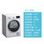 西门子(siemens)XQG80-WT46G4000W 8公斤多种烘干模式免熨防皱滚筒 烘干机 干衣机（白色）第2张高清大图