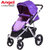 小天使婴儿推车高景观双向婴儿车避震手推车婴儿童推车 4930(紫色)第5张高清大图