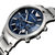 阿玛尼手表商务休闲时尚潮流三眼多功能蓝色旋彩男士钢带石英手表AR2448(蓝色 钢带)第2张高清大图