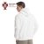 葡萄牙国家队官方商品 | C罗同款白色卫衣足球迷新款帽衫加绒外套(白色)第5张高清大图