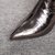 SUNTEK靴子女2021秋冬季新款粗跟英伦小短靴中跟女鞋尖头女靴马丁靴(39 枪色 单里)第3张高清大图