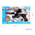 酷米玩具 电动声光玩具手枪男孩电动玩具枪  格洛克手枪-电动声光+红外线 KM4021(黑色 版本)第2张高清大图
