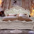木巴欧式床实木双人床1.8米公主床婚床主卧家具法式床(C348+CTG044(两个床头柜） 默认)第2张高清大图