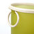 尚水厨房家用塑料创意卫生间垃圾桶圆形扶把带压边压环纸篓2957-8(2958 绿色)第5张高清大图