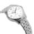 天梭/Tissot手表 力洛克系列 钢带机械女表T41.1.183.33(银壳黑面白带 钢带)第3张高清大图