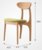 北欧创意实木橡木餐椅现代简约软包布艺椅日式餐椅休闲椅子第2张高清大图