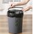 办公室常规垃圾桶塑料废纸篓(黑色)第3张高清大图