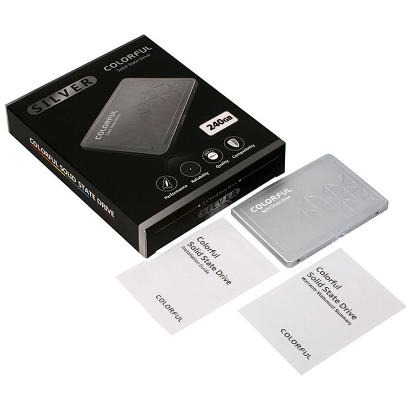 七彩虹(colorful) sata ssd固态硬盘 台式机 笔记本固态硬盘(240g)