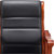 亿景鸿基 实木办公椅会议椅职员椅扶手椅(海棠色 YH-299)第4张高清大图