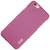 优加 iPhone6splus/苹果6splus手机壳肤感硬壳系列手机套玫红简约版(5.5英寸)第5张高清大图