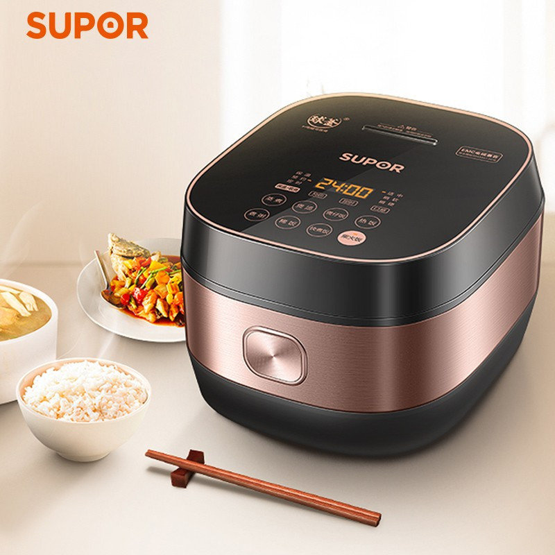 苏泊尔supor电饭煲球釜饭煲5l大容量家用智能电饭锅ih电磁加热全屏