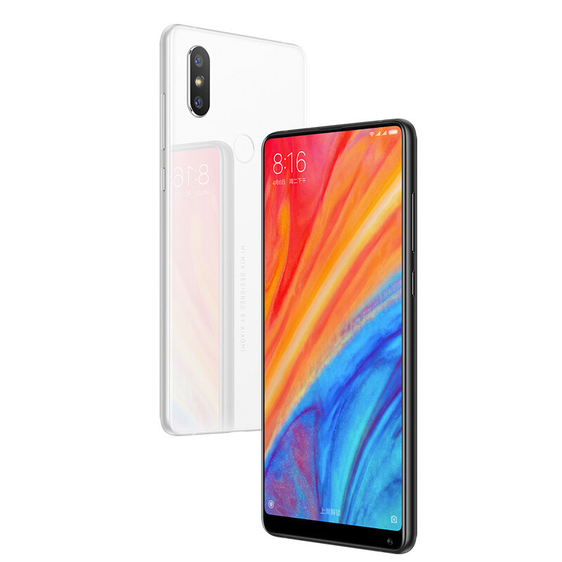 mix2s  移动联通电信4g全网通 安卓智能游戏音乐拍照手机(陶瓷白 官方